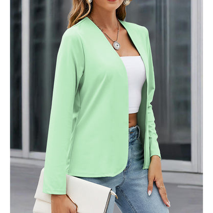 Women Plus Size Casual Blazer Open Front Long Sleeve Work Office Cardigan Jackets