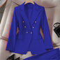 Small-sized Retro Suit Jacket Slim-fit Fashion Women's Casual Design Top Suit Jacket Set