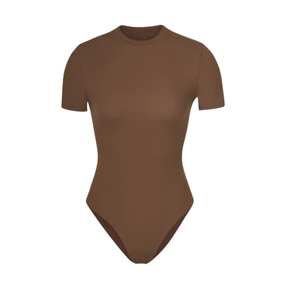 Skims Siamese Body Shaping Short Sleeve Round-neck T-shirt