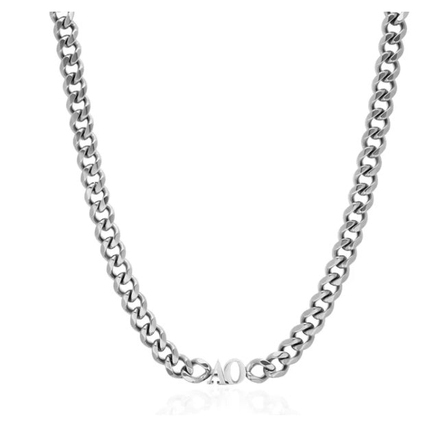 Creative Custom Letter  Name Necklace Stainless Steel  Choker Necklace Personalized Cuban Chain Christmas Gifts