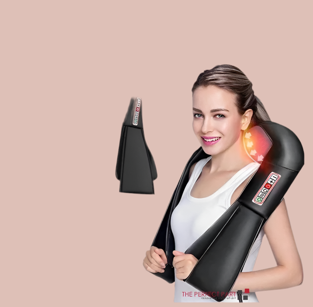 AERLANG Shiatsu Back and Neck Massager, Back Massager Deep Tissue Kneading Neck and Shoulder Massage with Heat, Electric Massage Pillow Fathers Day Gift Ideas from Daughter Son(NOT Cordless)
