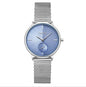Spot watch mesh woven steel belt women's watch ultra-thin fashion watch waterproof quartz watch wholesale women's watch 061A