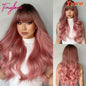 Women Wear Wavy Wigs