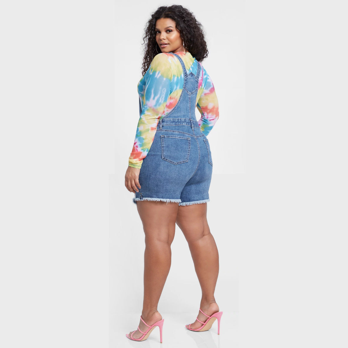 European And American Style Denim Women's Overalls