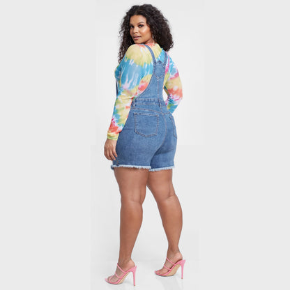 European And American Style Denim Women's Overalls