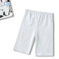 Women Thin Shorts For Summer Fitness High Waist Fashion Cycling Bike Shorts Female Black Slim Knee-Length Bottoms Stretch Shorts