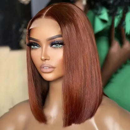 Jerry Curly Bob Wig Lace Front Human Hair Wigs for Women Brazilian Pre Plucked Transparent Lace Deep Curly Bob Wig