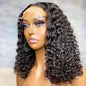 Short Bob Wigs HD Lace Front Curly Human Hair Wigs 13X4 Transparent Natural Kinky Curly Brazilian Frontal Wig