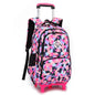 Children Backpack Girls Boys Schoolbags with Wheels School  Bags for Boys