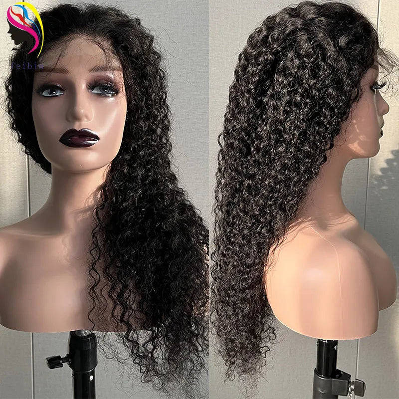 Jerry Curly Bob Wig Lace Front Human Hair Wigs for Women Brazilian Pre Plucked Transparent Lace Deep Curly Bob Wig