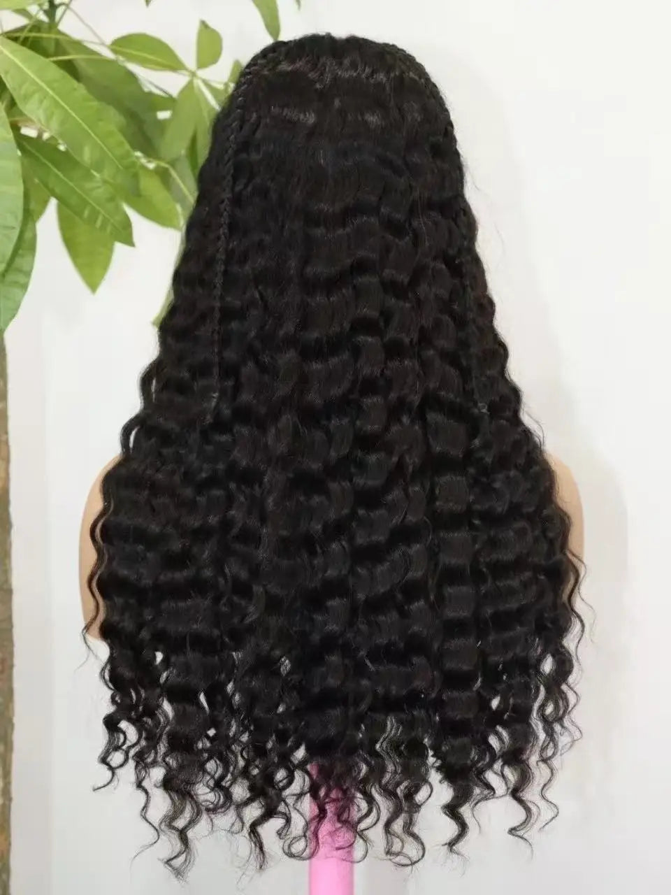 Brazilian Raw Virgin Remy Hair Natural Deep Wave Glueless Frontal Wig 13X4 Transparent HD Long Blonde Front Available Mix 99J