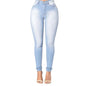 Classic High Waist Skinny Jeans - Medium Blue Wash