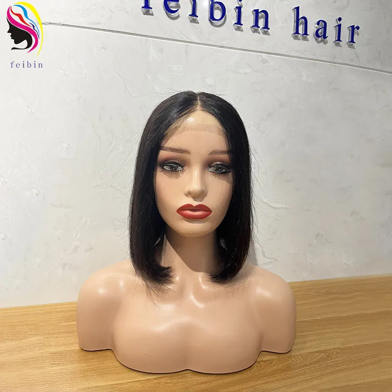 Jerry Curly Bob Wig Lace Front Human Hair Wigs for Women Brazilian Pre Plucked Transparent Lace Deep Curly Bob Wig