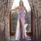 Dresses with Lace-up Back Design Printed Mesh for Mother Daughter Parties Chapel Train Women's Dress