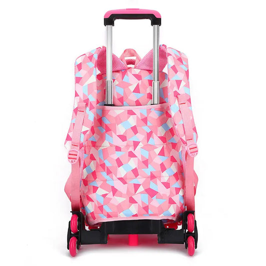 Children Backpack Girls Boys Schoolbags with Wheels School  Bags for Boys