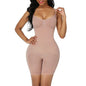 Women's Solid Backless Seamless Shapewear Romper, Casual Comfy Tummy Control Hip Lifting Shape For Daily Wear, Ladies Shapewear For All Seasons
