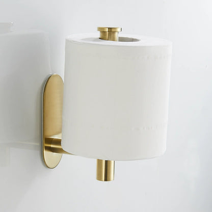 Shengruijia Brushed Gold Stainless Steel Clothes Hook Towel Bar