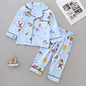 Long Sleeves Cotton Pajamas For Baby and Boys