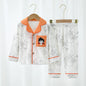Long Sleeves Cotton Pajamas For Baby and Boys