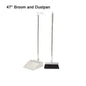 Broom, Dustpan & Squeegee Combo Set with Long Handles
