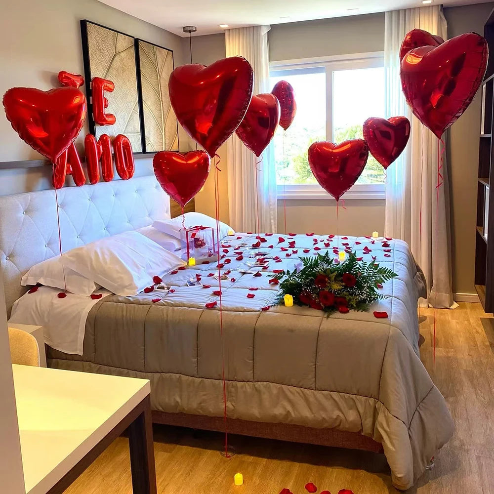 Spanish I Love You Te Amo Banner Balloon Valentine's Day Wedding Anniversary Birthday Father's Day Decoration Decoration Balloon