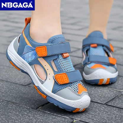 Summer Breathable Sport Sandals for Children Boys Outdoor Casual Beach Shoes Comfortable Non-slip Kids Fashion Sandal