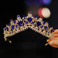 Itacazzo Bridal Headwear - A Golden Lady Fashion Wedding Crown, Rhinestone Classic Princess Tiaras