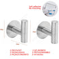 Toilet Towel Paper Wall Mount Holder Adhesive Black Silver Kitchen Roll Paper Stand Hanging Napkin Rack Bathroom Accessories WC