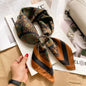 New Fashion 70X70cmPrinted Women's Scarf Pashmina Silk Scarf Square Shawl Decorative Headband Neck Luxury Design Bandana