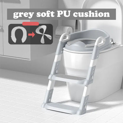 Portable Toilet Seat Children's Pot Foldable Potty Training Seat Step Stool Portable Potty Child Pot Bebe Toilett