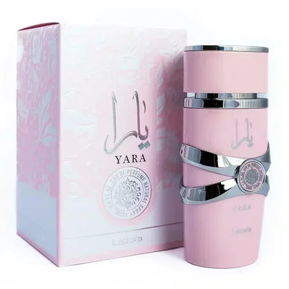 Original Yara Perfume 100ml - Unisex Arabian Eau de Parfum, Long Lasting Creamy Fruity Scent with Pheromones, for Women & Men