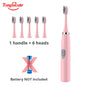 Tongwode Electric Toothbrush for Adults Soft Bristle Portable Battery Endurance IPX6 Waterproof Intelligent Effective Oral Care