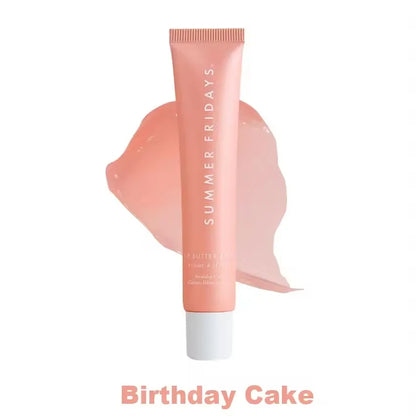 Summer Fridays Lip Balm Moisturizing Mirror Lip Gloss Lip Vanilla Pink Sugar Coffee Cake Smell Lipstick Transparent Makeup Oil