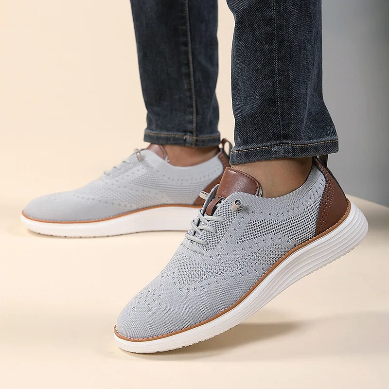 Men's Casual Sneakers Outdoor Breathable Mesh Walking Shoes New Comfort Soft Lightweight Tennis Shoes