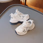 Kids Shoes Color Matching Girls Sneakers Shoes for Boys Lace-up Breatheable