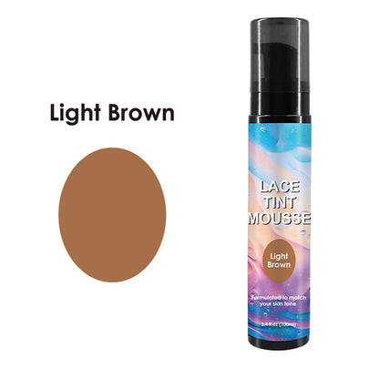 Nunify Lace Tint Spray For Wigs Waterproof Wig Tint Mousse For Natural Wig 100Ml Tinted Lace Spray 1Pcs Wig Installation Tools