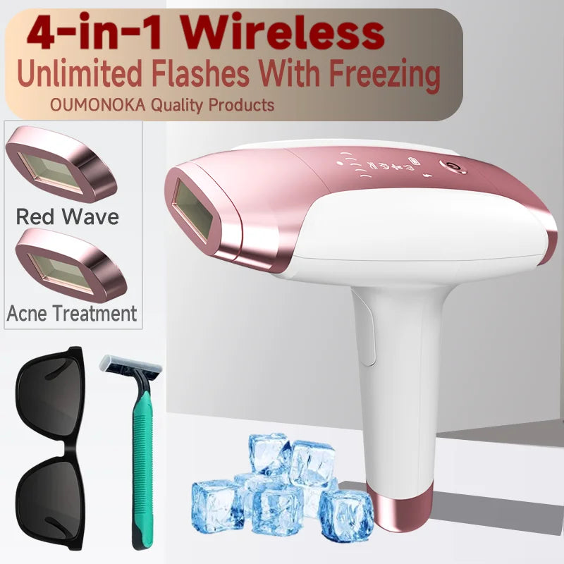 Permanent IPL Laser Epilator Women's Depilators Facial Shaving Hair Cutting Machine Men's Razor Shaver Mower  Laser Hair Removal