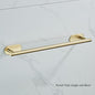 Shengruijia Brushed Gold Stainless Steel Clothes Hook Towel Bar