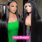 Ready to Wear Glueless Wig Straight 13x6 Transparent Lace Frontal Wig 30 34inches Human Hair Bone Straight 6x4 Lace Frontal Wigs