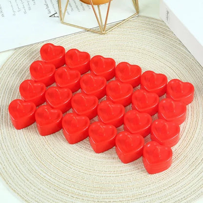 Heart-shaped Love Night LightsLights Decoration Electronic Candle for Adults Room Romantic Light for Wedding Valentine's Day