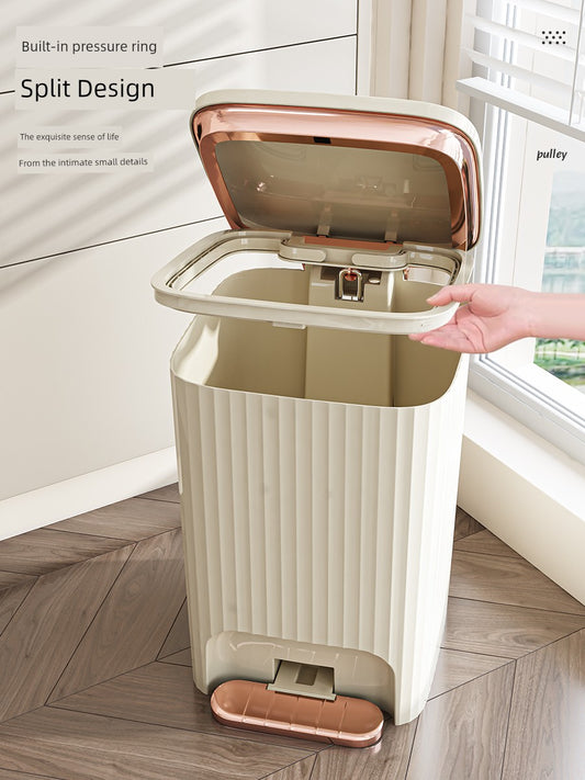 Pedal Kitchen Living Room Toilet Trash Can