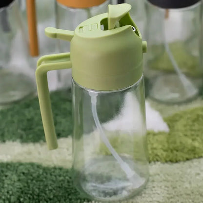 2in1 500ml Glass Oil Sprayer Oil Spray Bottle Oil Tank BBQ Kitchen Baking BBQ Picnic Kitchen Tools