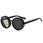 SO&EI Retro Round Punk Men Outdoor Sports Polarized Sunglasses Shades UV400 Women ND9-level Adjustable Dimming Sun Glasses