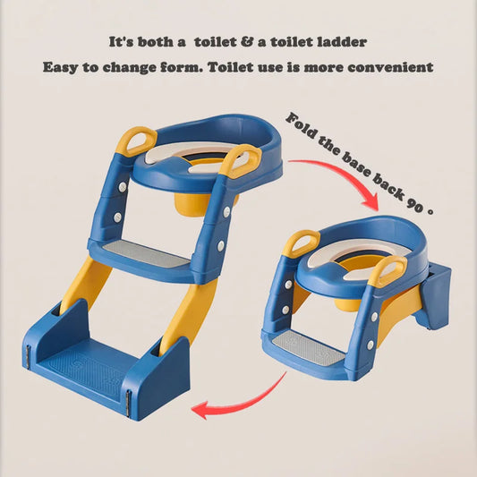 Portable Toilet Seat Children's Pot Foldable Potty Training Seat Step Stool Portable Potty Child Pot Bebe Toilett
