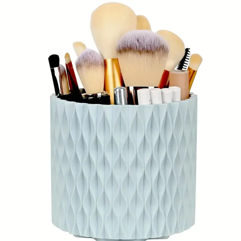 Makeup Desktop Cosmetic Storage Box Organizer 5 Slot Large Capacity for Bathroom Portable Makeup Brushes Pen Holder