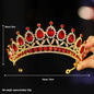 Itacazzo Bridal Headwear - A Golden Lady Fashion Wedding Crown, Rhinestone Classic Princess Tiaras