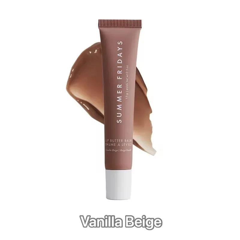 Summer Fridays Lip Balm Moisturizing Mirror Lip Gloss Lip Vanilla Pink Sugar Coffee Cake Smell Lipstick Transparent Makeup Oil