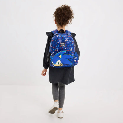 Australia Smiggle Sonic  Backpack for Boys & Girls, Bookbag Sonic Schoolbag With Adjustable Shoulder Straps & Padded Back Children School Bag