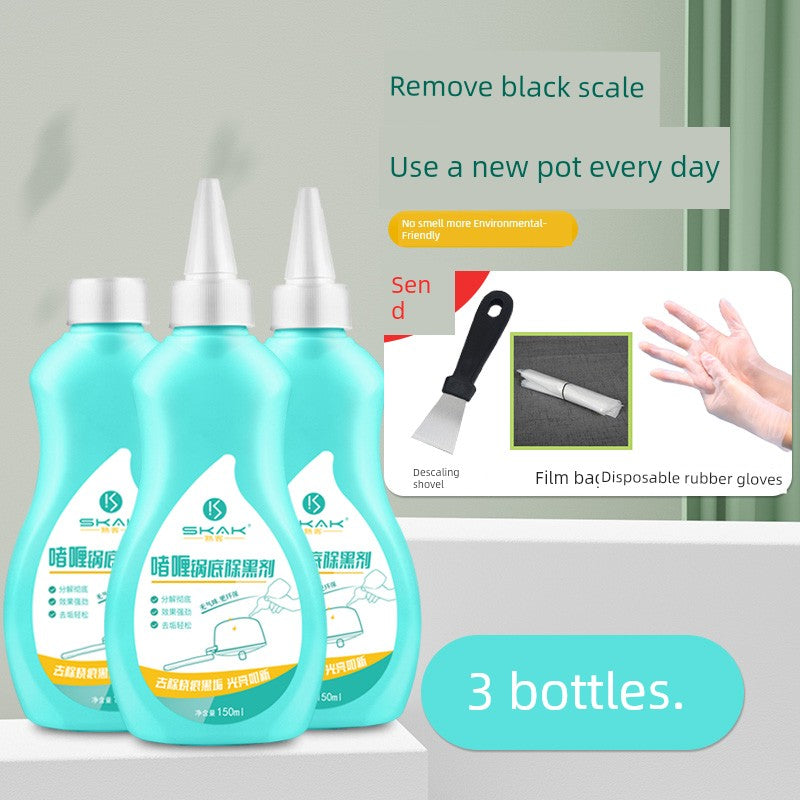 Black Dirt Stainless Steel Cleaner Kitchen Gel Wash Pot Bottom