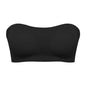 Removable Padded Soft Ice Silk Traceless Women Brasseries Wire Free Seamless Bra For Women Strapless Bra